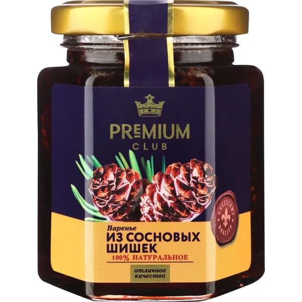 Варенье PREMIUM CLUB из сосновых шишек ст/б, 240г