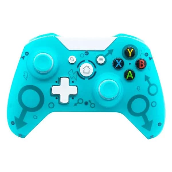 Геймпад беспроводной Controller Wireless N1 2.4G для ПК PC, Sony Playstation 3 PS3 бирюзовый