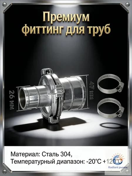1 шт./Соединитель пожарного шланга, переходник, материал из алюминиевого сплава, диаметр от 26 до 47 мм