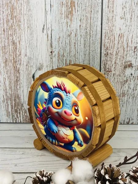 Копилка для денег "Копинозаврик 10", 14.5х14.5 см, 1 шт