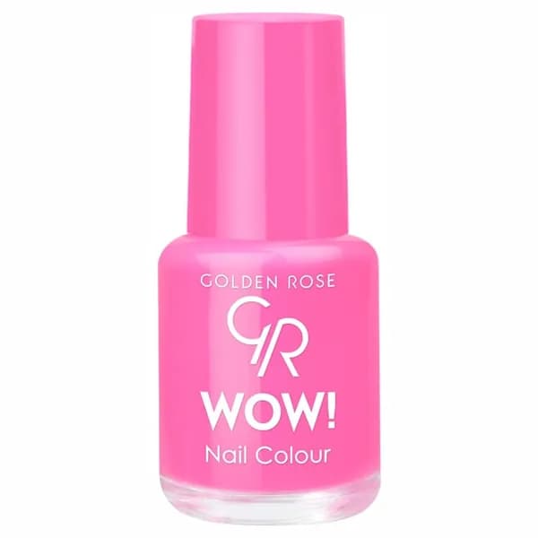 Golden Rose Лак для ногтей яркий розовый WOW, тон 032