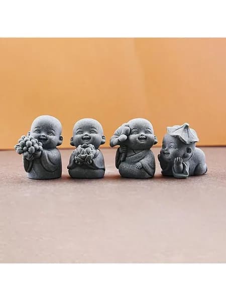 Новая домашняя мебель в китайском стиле Дзен "Четыре маленьких монаха"