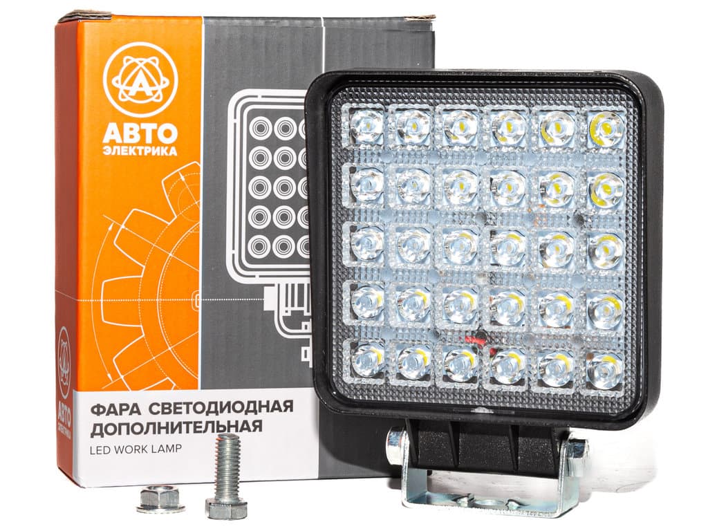 Фара светодиодная квадратная 110х42х140 направл. свет 10/30В 90Вт 30 диодов AE90S-30LED-42HC (АЕ)