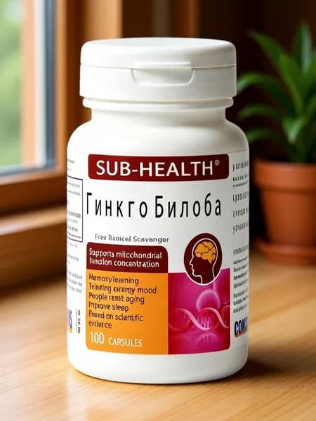 500 мг*200 капсул органического экстракта листьев Гинкго Билоба с 24%-ными органическими кислотами