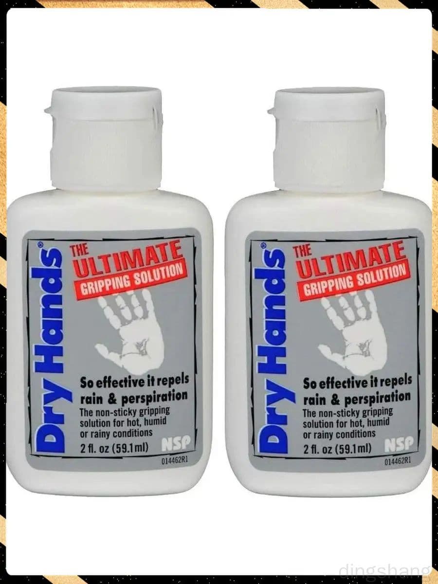 2 упаковки DRY HANDS 2 oz Жидкий порошок Sport Grip для танцев на пилоне, гольфа и тенниса