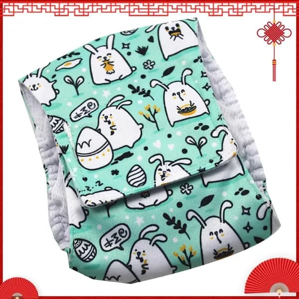 Подгузники для кобелей Маленький белый кролик Xs