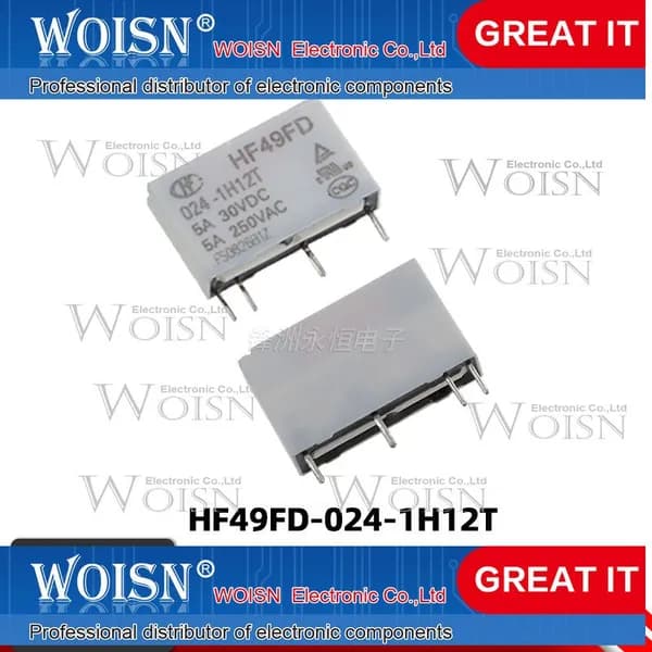 2шт./лот HF49FD-024-1H12T реле