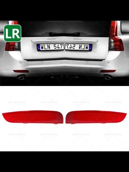 Отражатель бампера Volvo S40 V50 2008-2012, Left and Right