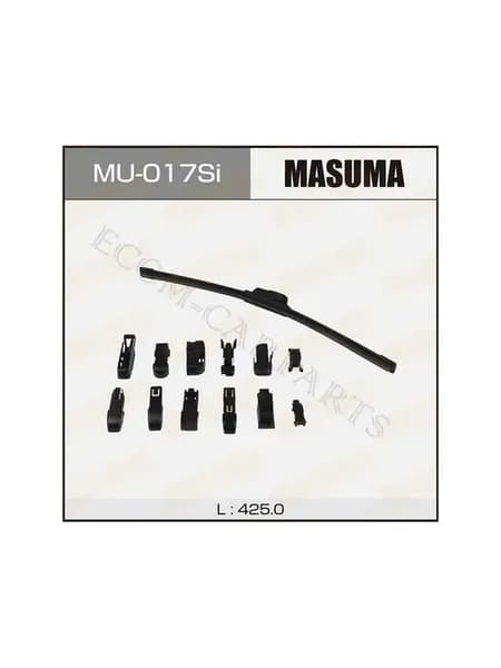 Дворник силиконовый 17", крюк (425mm) MU-017Si 15 видов