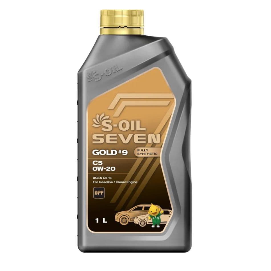 S-OIL SEVEN gold #9 c5 0W-20 Масло моторное, Синтетическое, 1 л