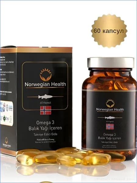 Norwegian Health Омега-3 60 капсул