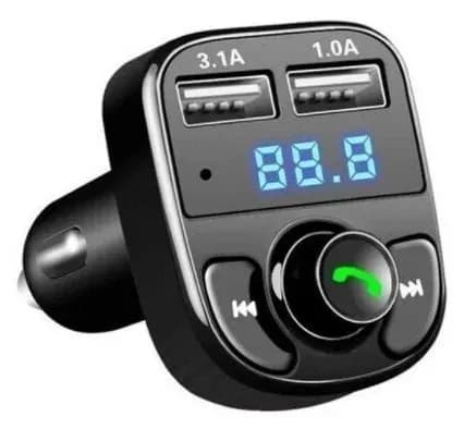 FM модулятор автомобильный Bluetooth c автозарядкой / блютуз трансмиттер