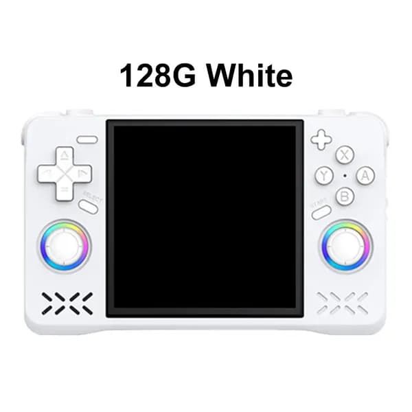 Портативная игровая консоль XF40H с IPS-экраном 4 дюйма, Wi-Fi и вибрацией, 128 ГБ, белая