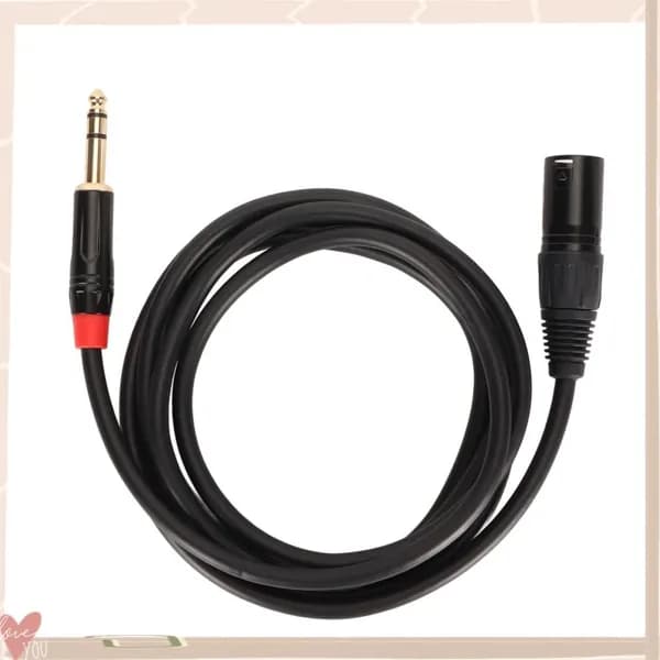 Кабель XLR Male to TRS, устойчивый и гибкий для микрофонов и музыкальных инструментов