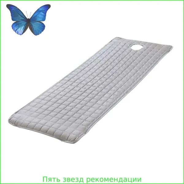 Чехол для массажной кушетки, однотонный, серый, с отверстием для лица, 180x60 см, мягкое махровое полотно, для салона красоты и СПА