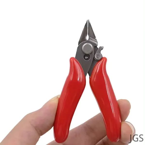 Мини-Бокорезы красные 3,5"/ Кусачки боковые универсальные