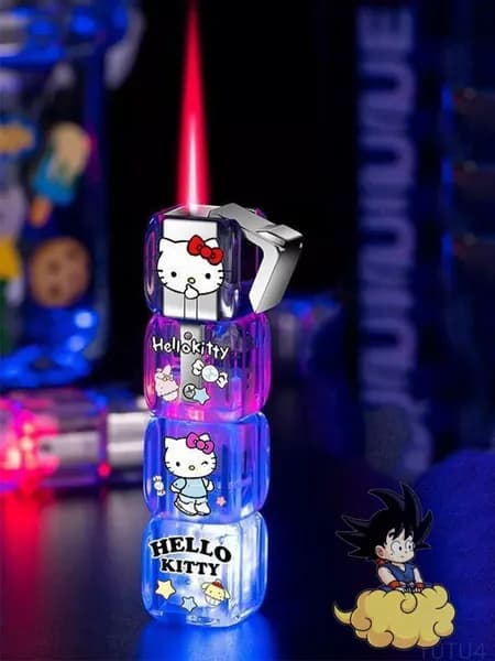 Зажигалка Хеллоу Китти Hello Kitty с розовым огнем