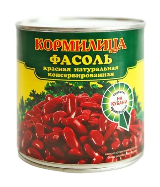 Кормилица Фасоль красная консервированная, 425 мл