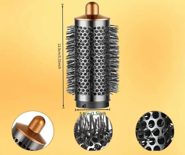 Насадка браш Медь, насадка для стайлера Dyson Airwrap. Круглая щетка для создания объема.