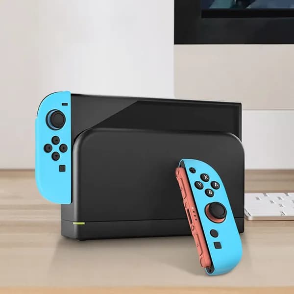 Силиконовый чехол для контроллеров Nintendo Switch 2, синий, противоскользящий, плотно прилегающий