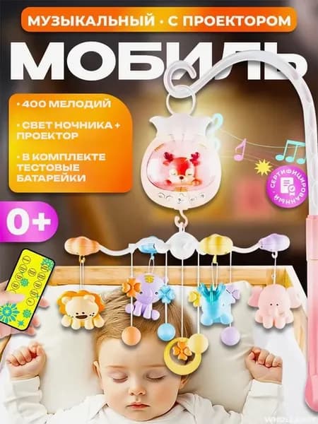 Мобиль в кроватку для новорожденных