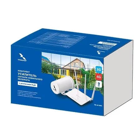 Усилитель мобильного интернета (9 дБ), TR-4G-9kit