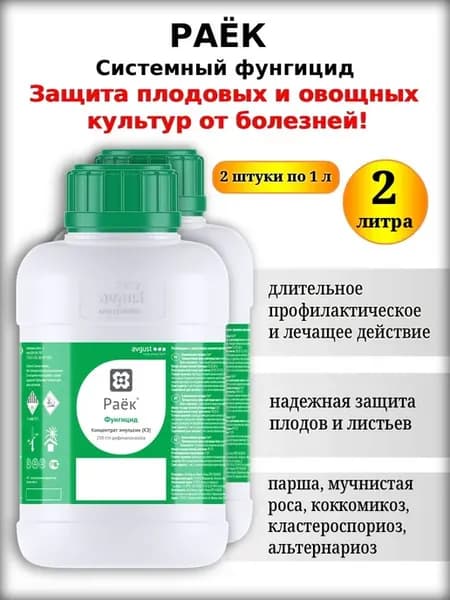 Раёк, средство защиты растений от болезней, 2л
