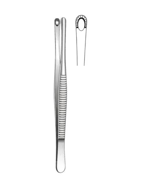Пинцет хирургический лапчатый 20 см , Surgicon