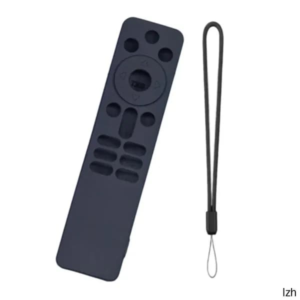 (1шт) Подходит для пульта дистанционного управления телевизором Xiaomi XMRM N5 силиконовый защитный чехол-черный