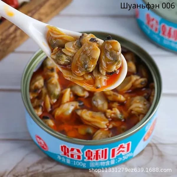 Китайский ресторан "Острые мидии" 100г *1 банка