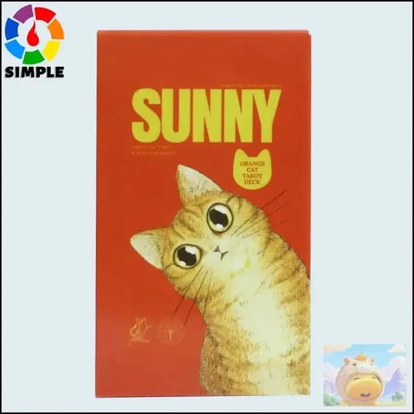Sunny Orange Cat Tarot Карманное издание Таро Солнечный оранжевый кот