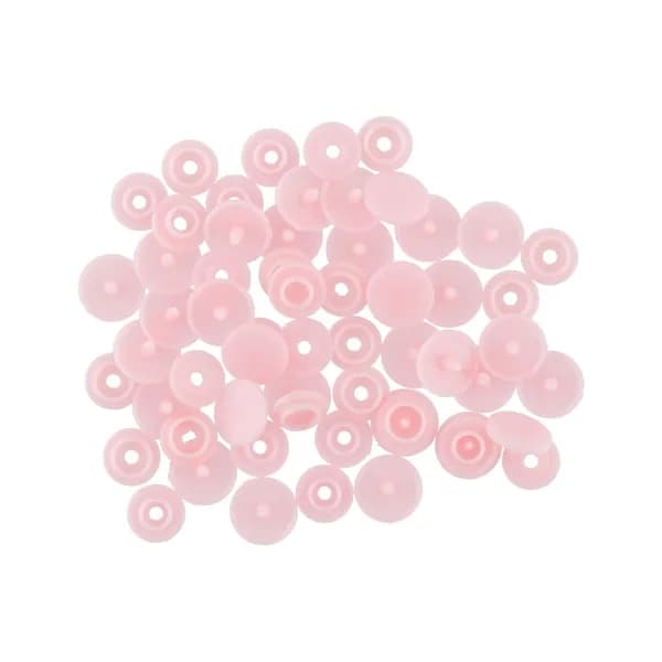 Кнопки "Micron" POM-10 Кнопки пластиковые d 10 мм 15 шт. № 004 розовый