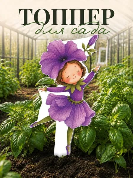 Фигурки для сада Девочка-цветок, фея