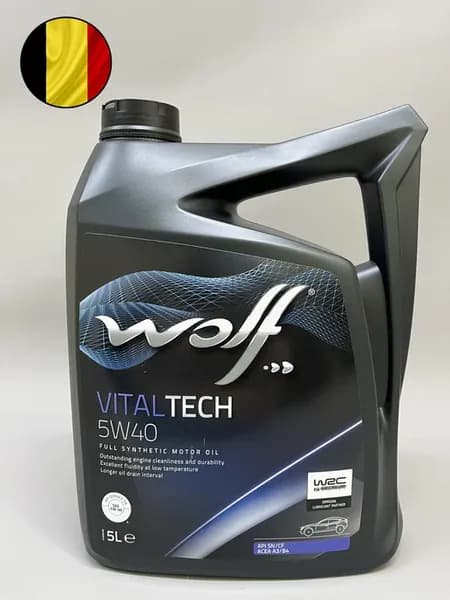 VITALTECH моторное масло 5W40 синтетическое 5 л