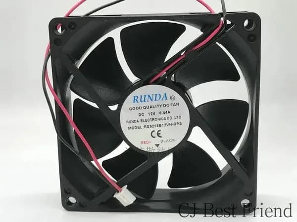 RS9225B12VH-RPS 12V 0.44A 9CM 9025 2-проводной вентилятор охлаждения