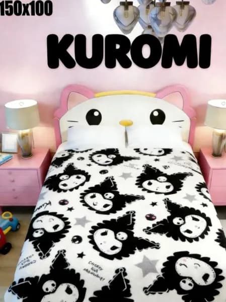 Плед sanrio , Фланель, 150 см х 75 см