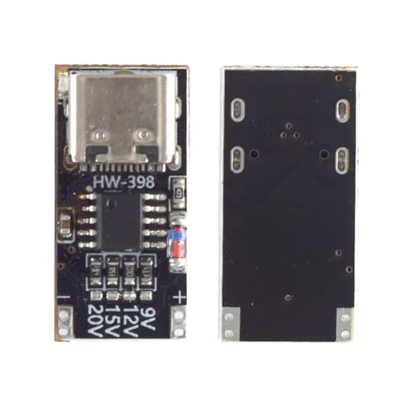 Плата триггера быстрой зарядки USB Type-C для протоколов PD/QC/PPS/AFC с фиксированным, выходным напряжением 9/12/15/20 В
