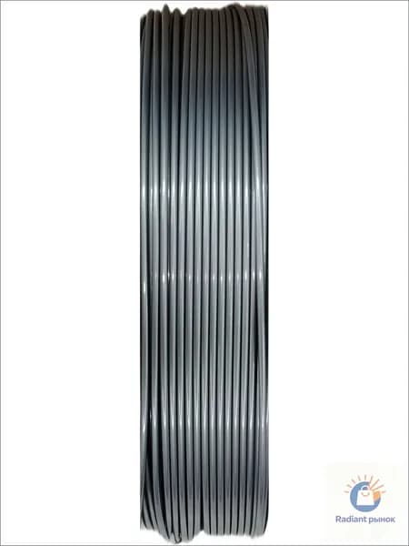 Пластик PETG для 3D ручки, 10 м, серый металлик