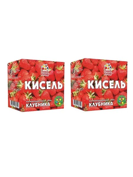 Отличная Кухня Кисель, клубника, 200 гр, 2 уп