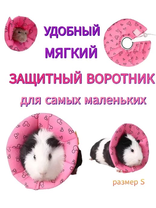 Мягкий защитный воротник для самых маленьких животных