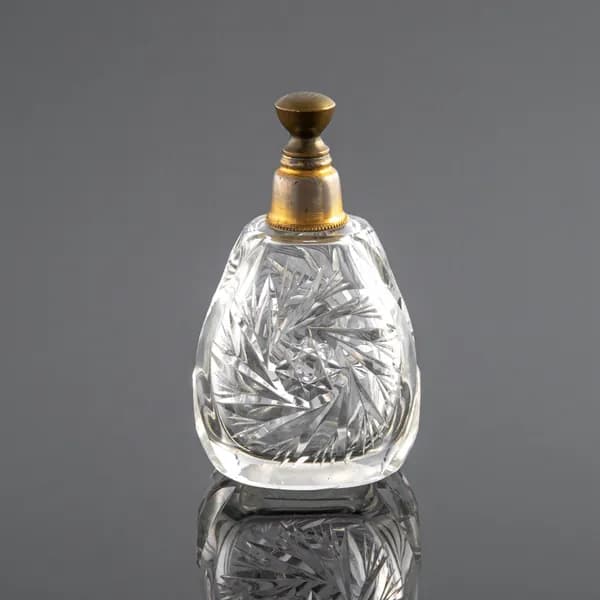 Флакон винтажный, стекло, СССР, 1960-1980 гг.