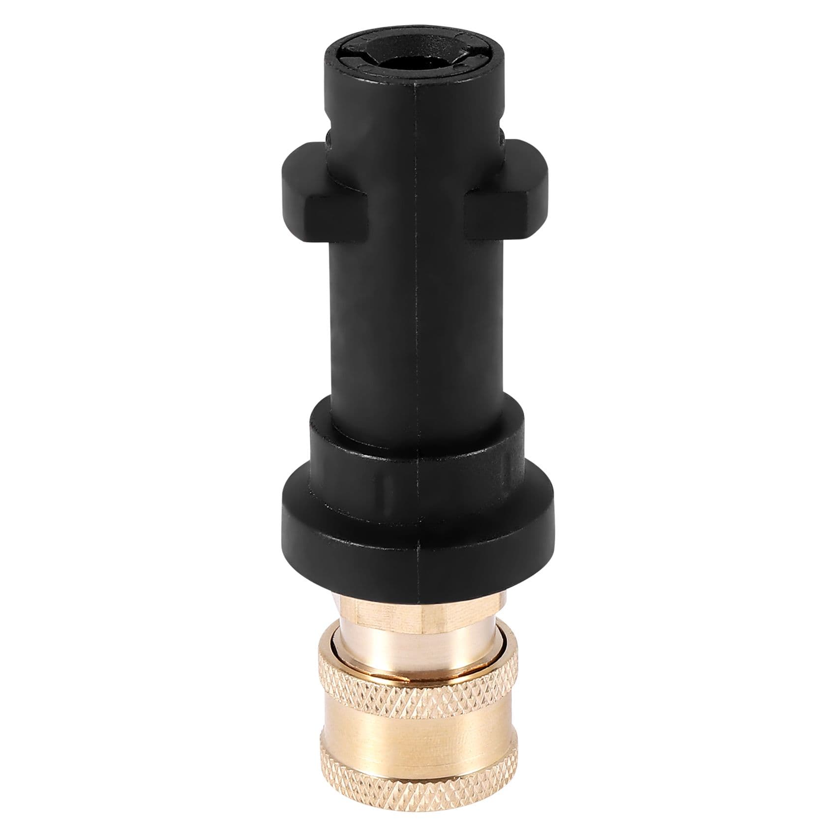 Адаптер для Karcher серии K, 1/4" быстросъёмный переходник для пенной насадки / пластик с латунной вставкой.
