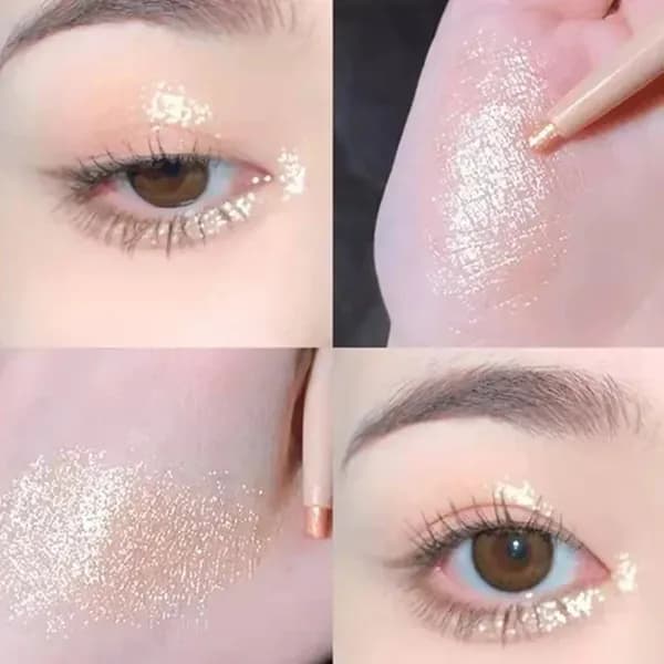 Подводка для глаз Galaxy glitter Eyeshadow pen стойкая водонепроницаемая