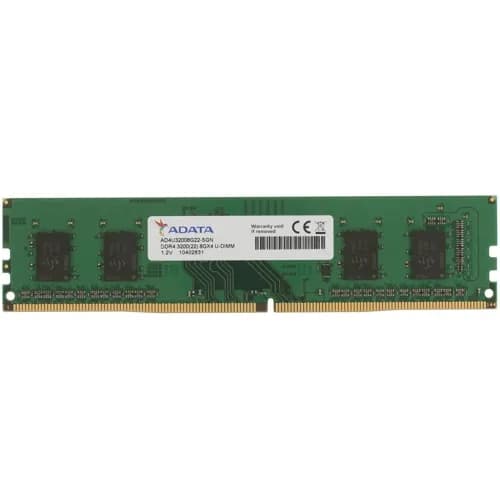ADATA Оперативная память DDR4, 3200 МГц, 1 x 8 ГБ (AD4U32008AD4U32008G22-SGNG22-SGN)