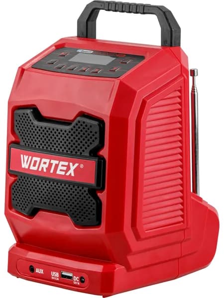 WORTEX Радиоприемник, аккумуляторное радио CR 1803 ALL1 XLT SOLO, часы, функция PowerBank (1334801)