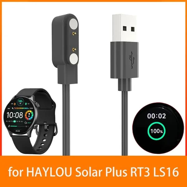 зарядное устройство с медным проводом для HAYLOU Solar Plus, вес 16 г