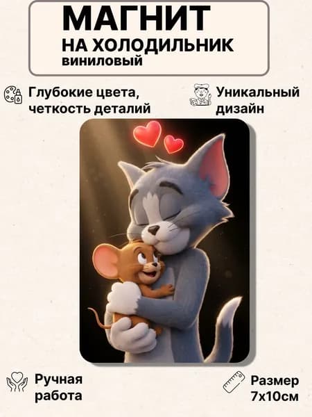 Магнит на холодильник, Том и Джерри
