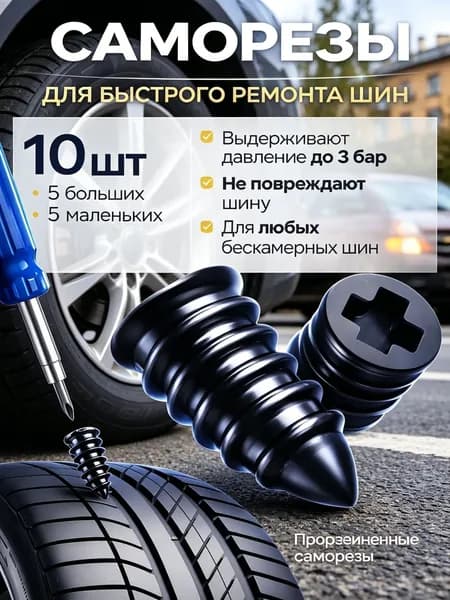 Набор для ремонта шин, 10 шт.