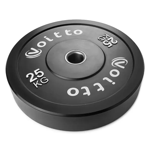 Диск бамперный Voitto V-402 25 кг, черный (d51)
