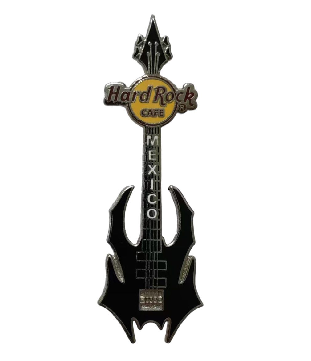 Значок Hard Rock Cafe Mexico black Scorpion bass